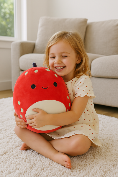 Squishmallows Dolan Red Dino with Spots 11 Plush Stuffed Animal Toy