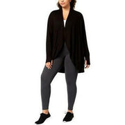 Ideology Womens Plus Open Front Long Sleeve Cardigan, Size 2X