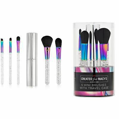 Beauty 5 Mini Sparkle and Shine Galactic Makeup Brushes with Travel Case