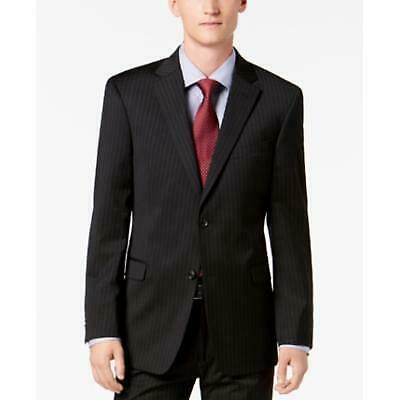 Tommy Hilfiger Mens Modern-Fit THFlex Stretch Pinstripe Suit Jacket, 48 Long