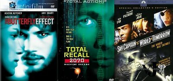 Scifi DVD Bundle:The Butterfly Effect, Total Recall, Sky Captain and the World