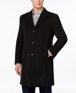 Tommy Hilfiger Addison Wool-Blend Trim Fit Overcoat, Size 48R