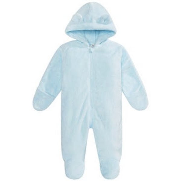 First Impressions Baby Hooded Footed Faux-Sherpa Bunting Snowsuit