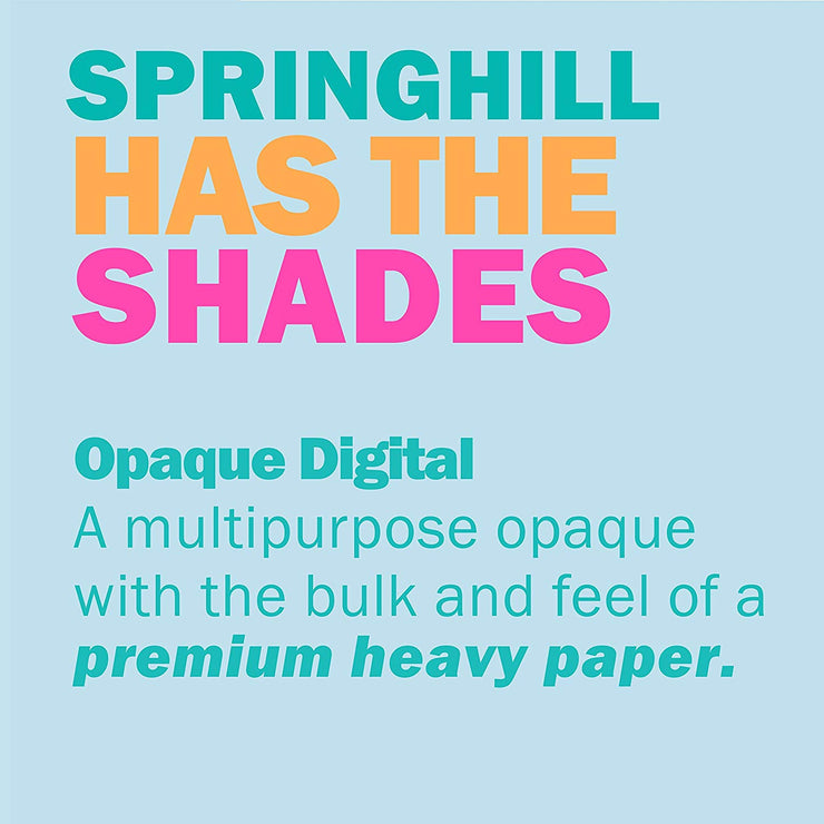 Springhill Colored Paper, 24 lb Canary Printer Paper, 8.5 x 14-1 Ream (500 Sheet