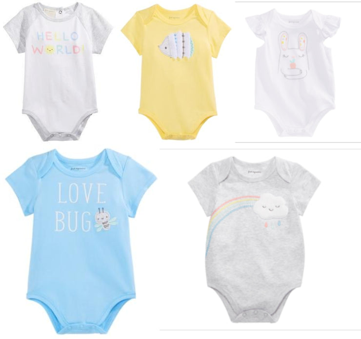 First Impressions Baby Boys and Girls Printed Bodysuit