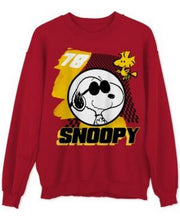 Hybrid Apparel Snoopy Yellow Check Men's Graphic Sweatshirt