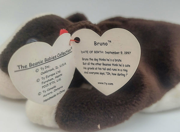 Ty Beanie Babies Bruno the Dog, With 10 Errors – Vanessa Jane