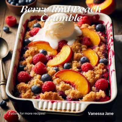 Sweet Summer Send-off: Berry and Peach Crumble