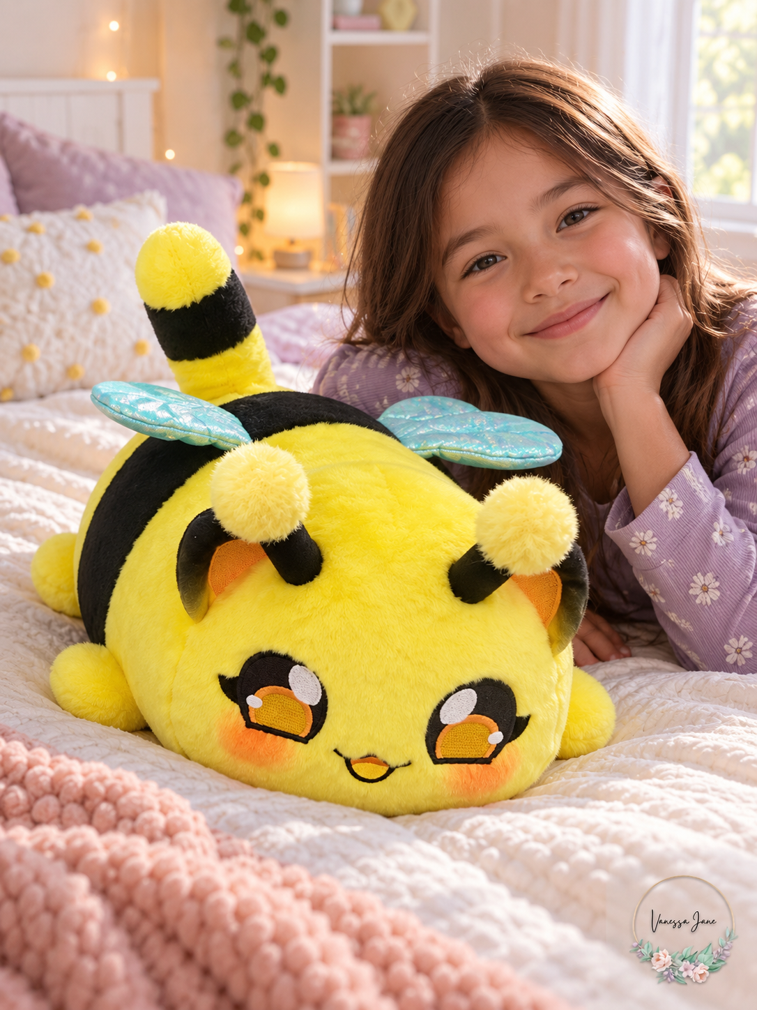 Aphmau MeeMeows Safari Series Plush Bumble Bee Cat