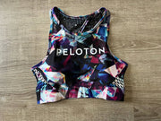 Peloton Women’s Jewels in Space High Neck Sports Bra Top, Size Small