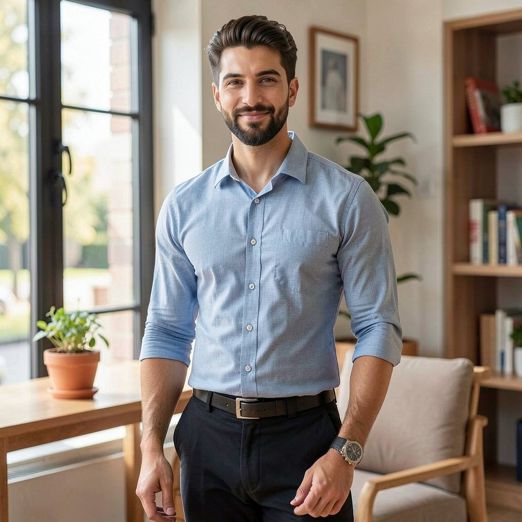 Bar Iii Mens Slim-Fit Stretch Light Print Dress Shirt, Size Small