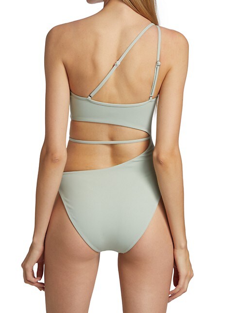 Jonathan Simkhai Stormi Strappy One-Piece Swimsuit, Size XS