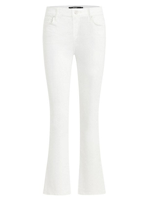 Hudson Jeans Barbara High-Rise Bootcut Crop Jean - White - 27