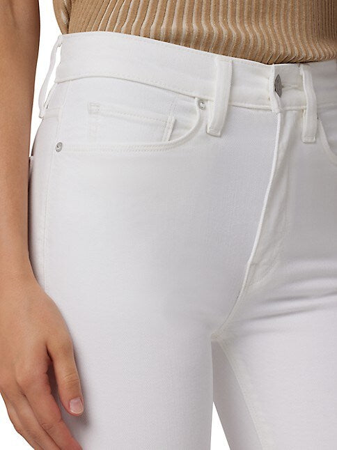 Hudson Jeans Barbara High-Rise Bootcut Crop Jean - White - 27