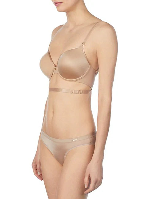 Le Mystere Dos Nu II Convertible Bra Natural 1122, Size 38B