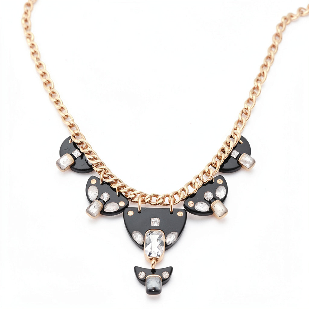 GUESS Statement Necklace with Lucite Drops