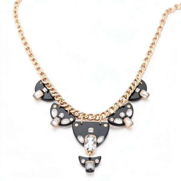 GUESS Statement Necklace with Lucite Drops