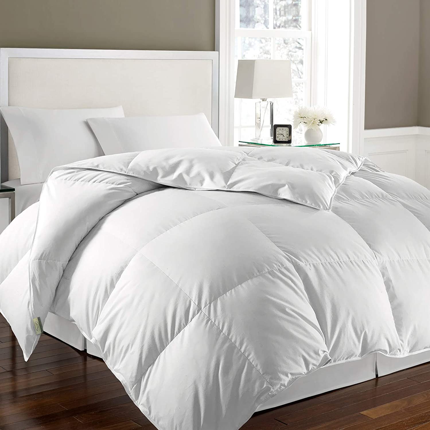 Kathy Ireland Cooling Light Warmth Lyocell Blend Comforter, King - White