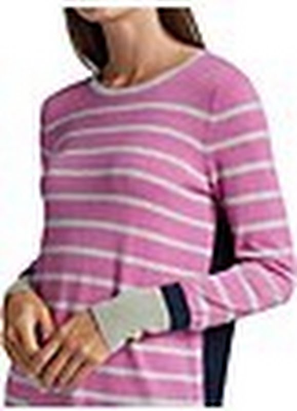 Nic+Zoe Vital Striped Top Sweater Pullover, Size XL