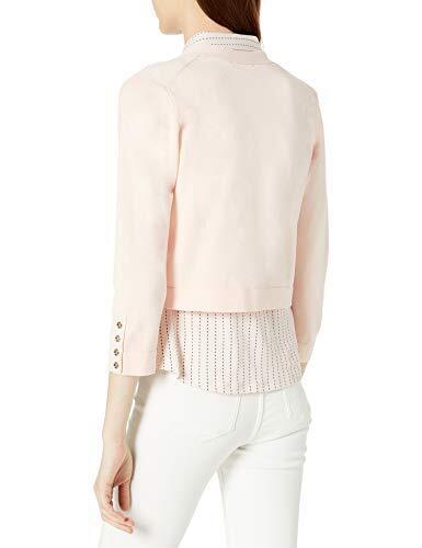 Tommy Hilfiger Women's 3/4 Sleeve Open Cardigan Sweater, Pink ,Size 3X