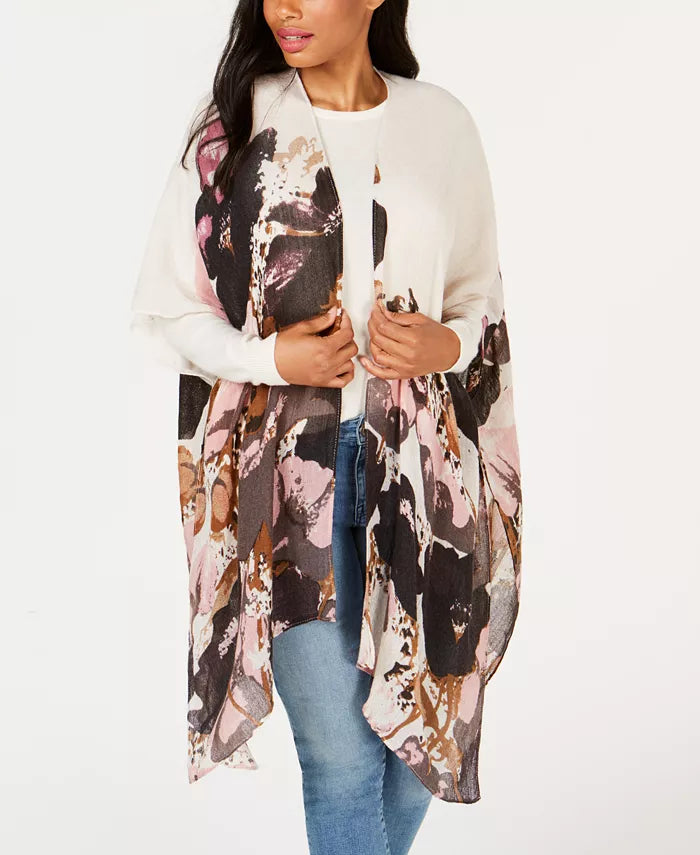 Steve Madden Poppies Please Poncho, O/S