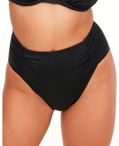 Adore Me Womens Bobbie Swimwear High-Waist Bikini Bottom - Medium