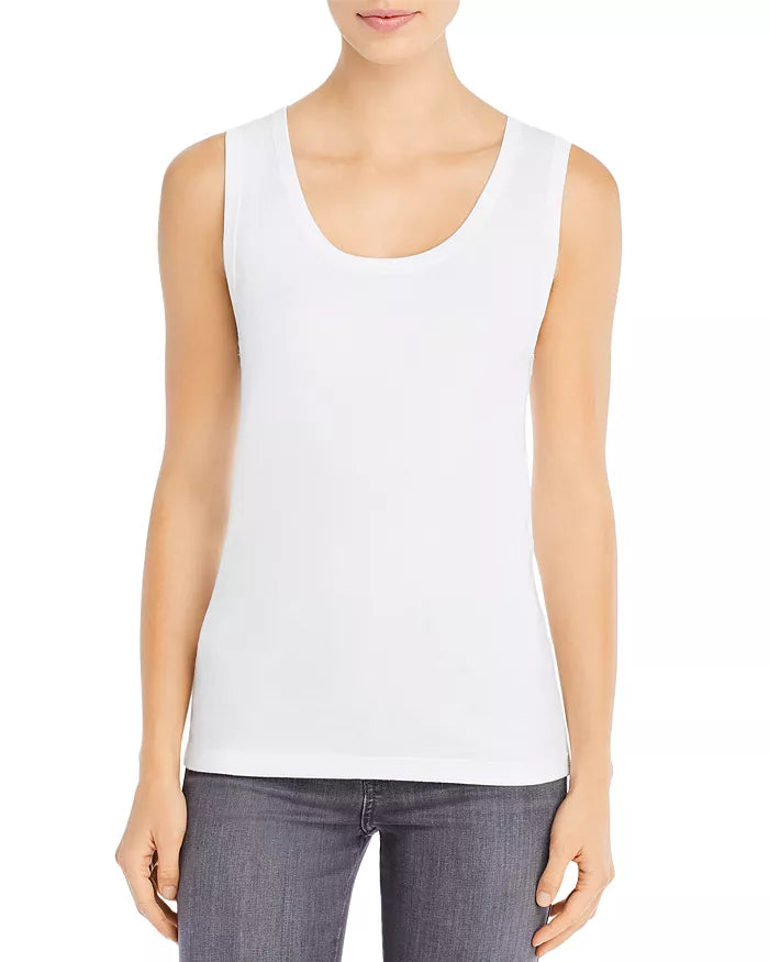 Three Dots Womens Heritage Knit Scoop Neck Rocker Tank