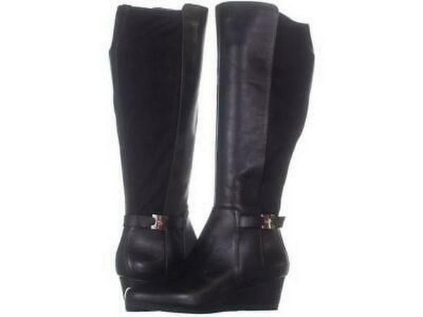 Giani Bernini Womens Catrinaa Leather Round Toe Knee High Fashion Boots, Sz 7.5