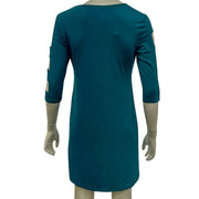 Jm Collection Petite Lattice-Sleeve Shift Dress, Size PM