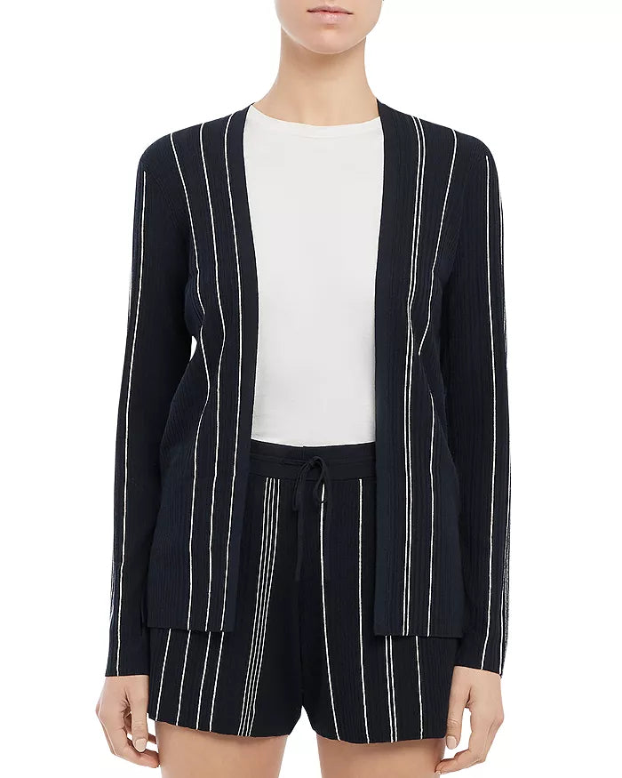 Theory  Hankson Striped Cardigan, Size Small