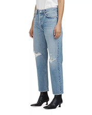 Agolde Lana Ankle Jeans In Emulsion, Size 25