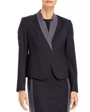 Boss Jayana Wool Contrast Collar Jacket, Size 8
