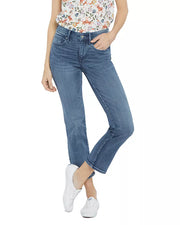 NYDJ Womens Marilyn Straight Ankle Jeans in Petite