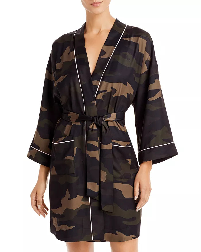 Generation Love Lesley Camo Robe, Size Small