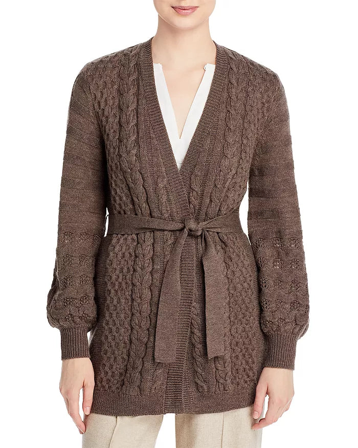 Kobi Halperin Denise Belted Sweater, Size XL