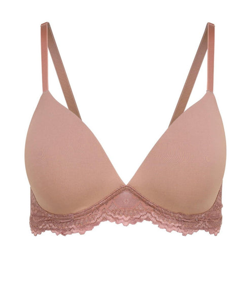Adore Me Womens Jainey Contour Plunge Bra - Medium Beige, 40dd