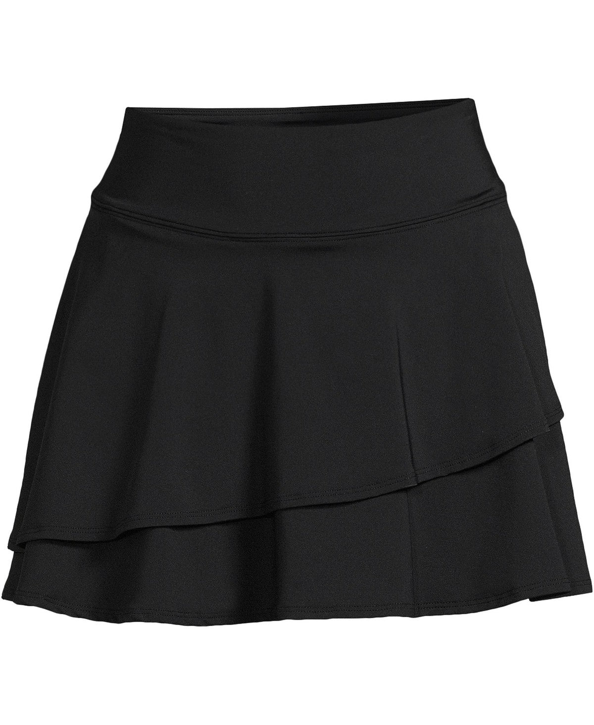 Lands End Waisted Tulip Hem Swim Skort