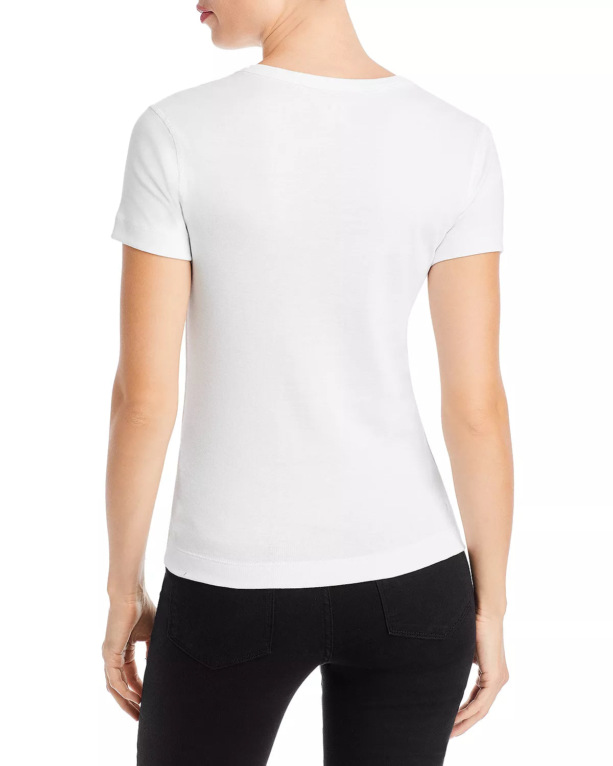 Three Dots Cotton Scoop Neck Tee