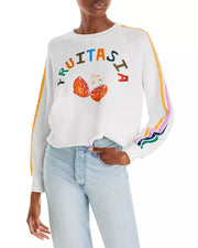 Mother the Boost Crop Cutoff Sweatshirt, Size XS