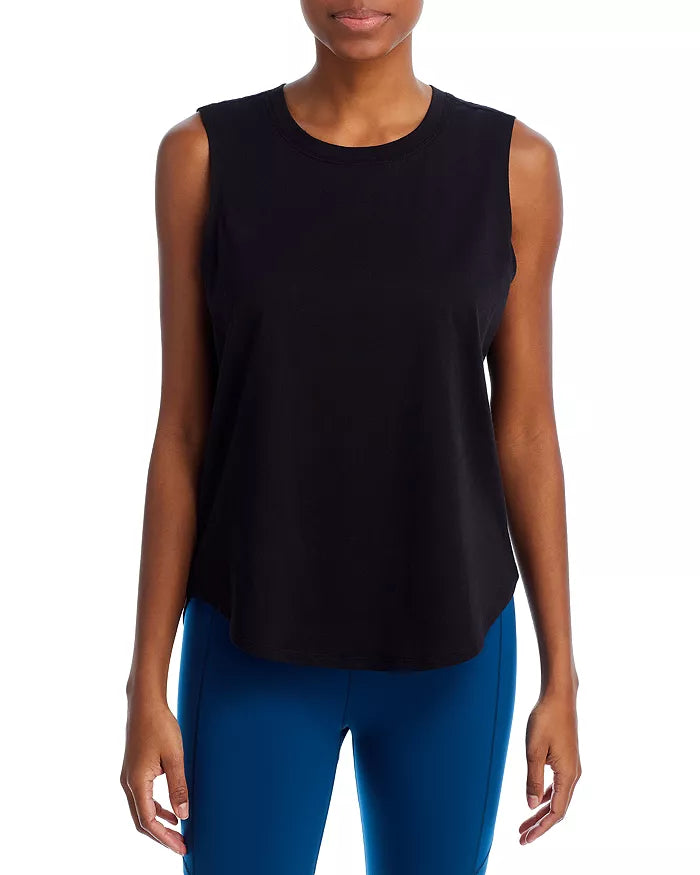 Aqua Athletic Scallop Hem Tank Top