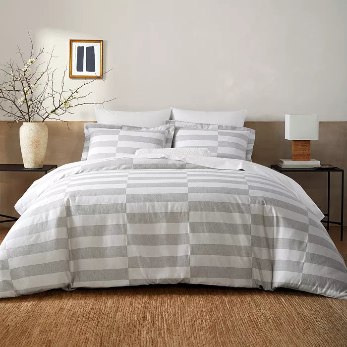 Nate Home by Nate Berkus Broken Dobby Stripe Duvet Cover Set