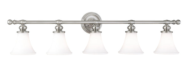 Hudson Valley Lighting Weston 42 Inch 5 Light Bath Vanity Light Weston - 4505-SN