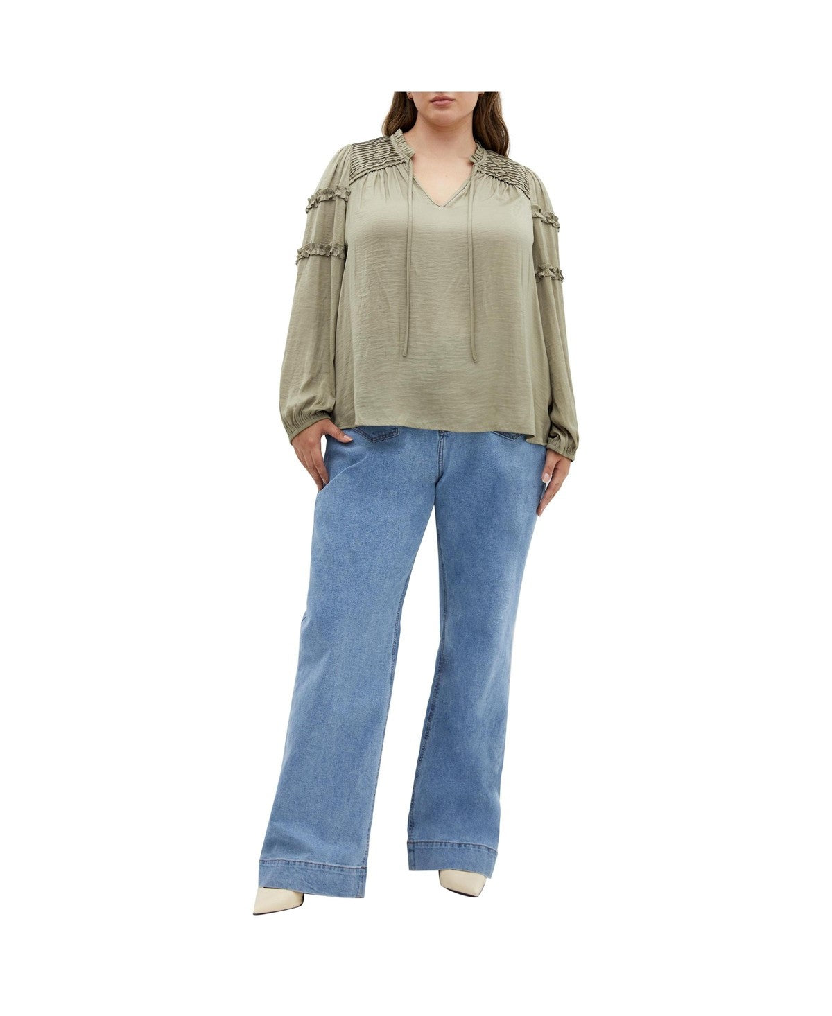 CITY CHIC Plus Size Drama Queen Top,  XXL/24