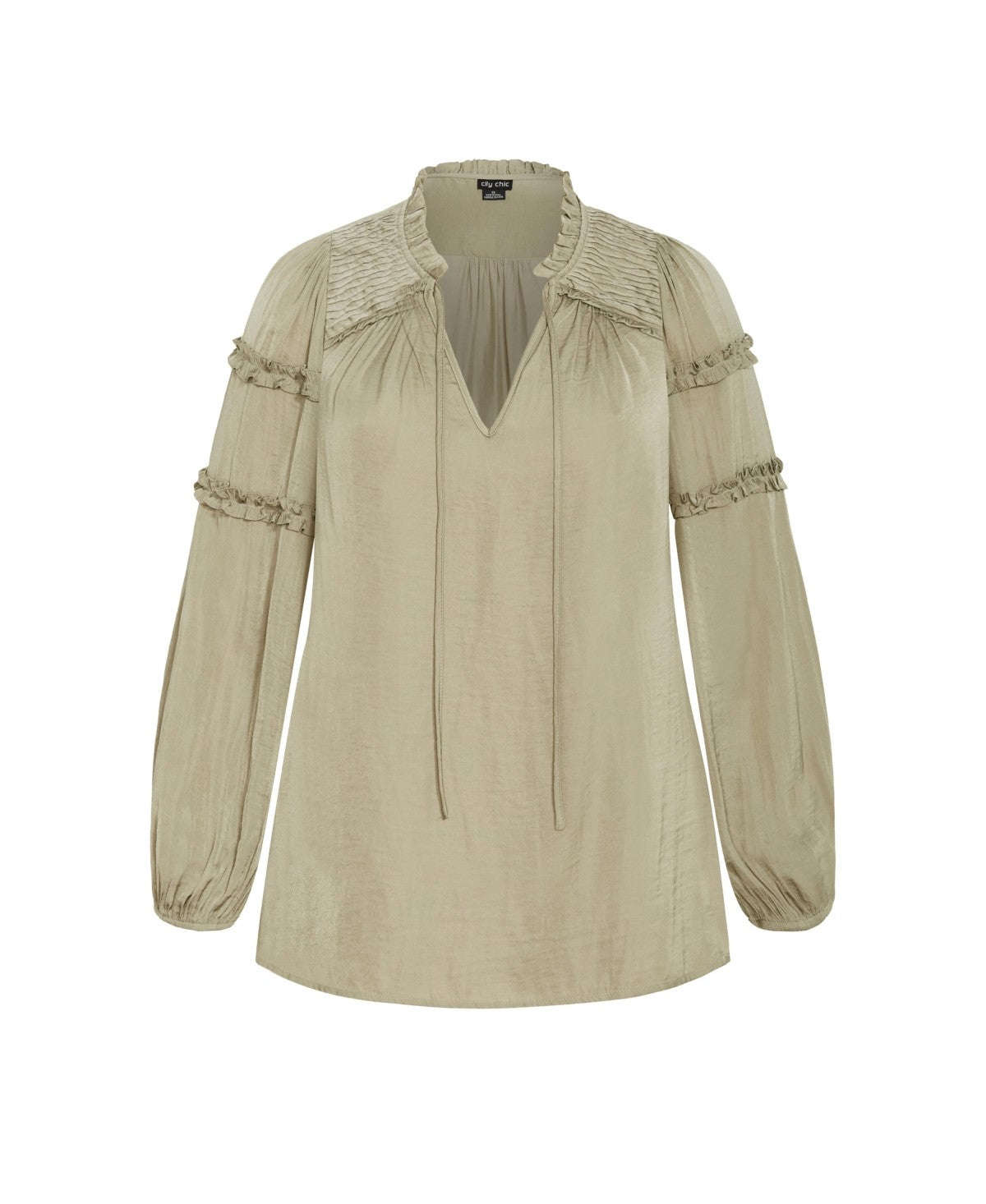 CITY CHIC Plus Size Drama Queen Top,  XXL/24