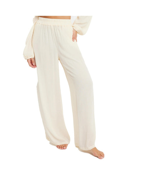 Lscn by Lascana Womens High Waisted Wide Leg Pants, Size 6