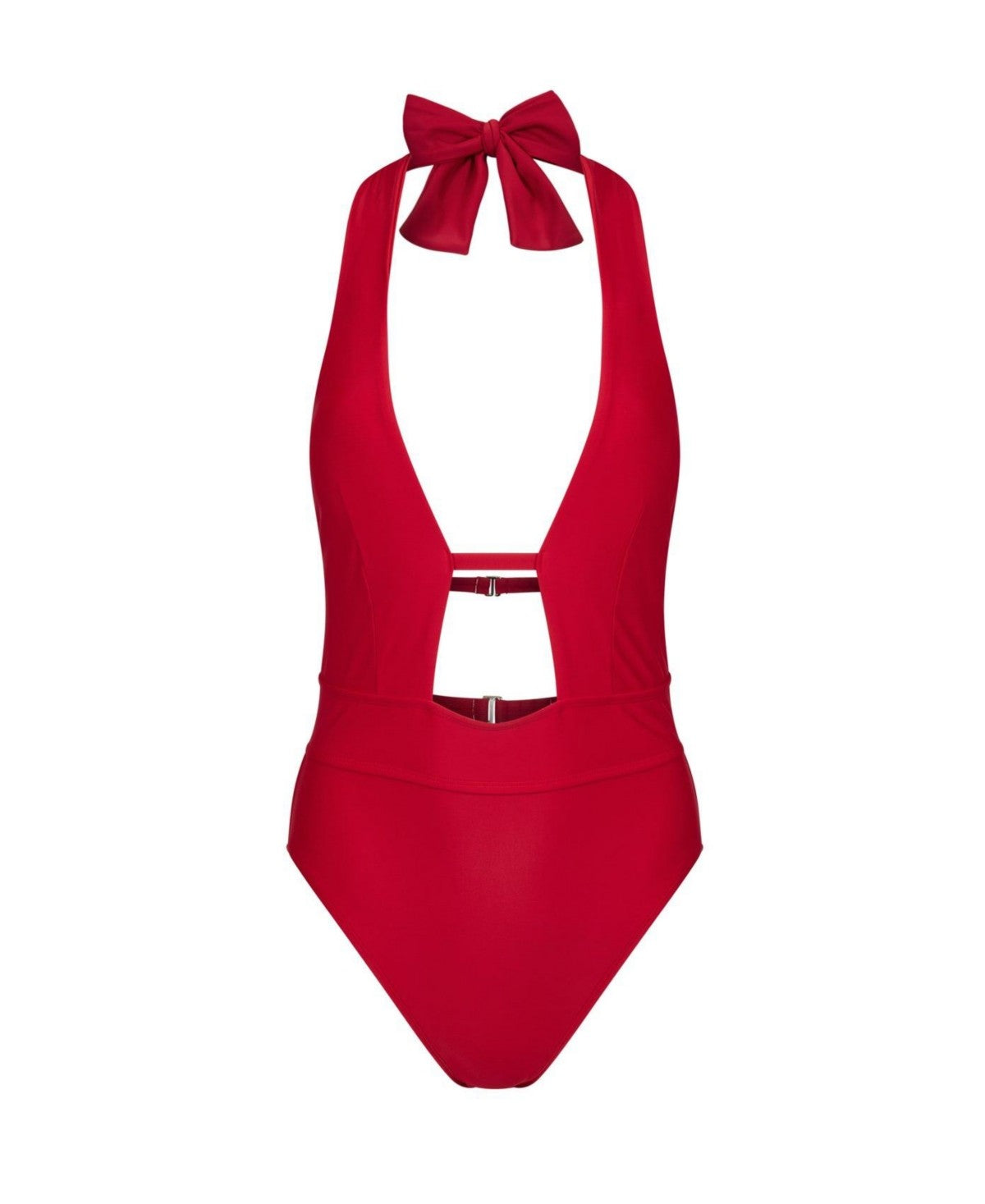 Adore Me Womens Brinlee Swimwear One-Piece - Dark Red, large