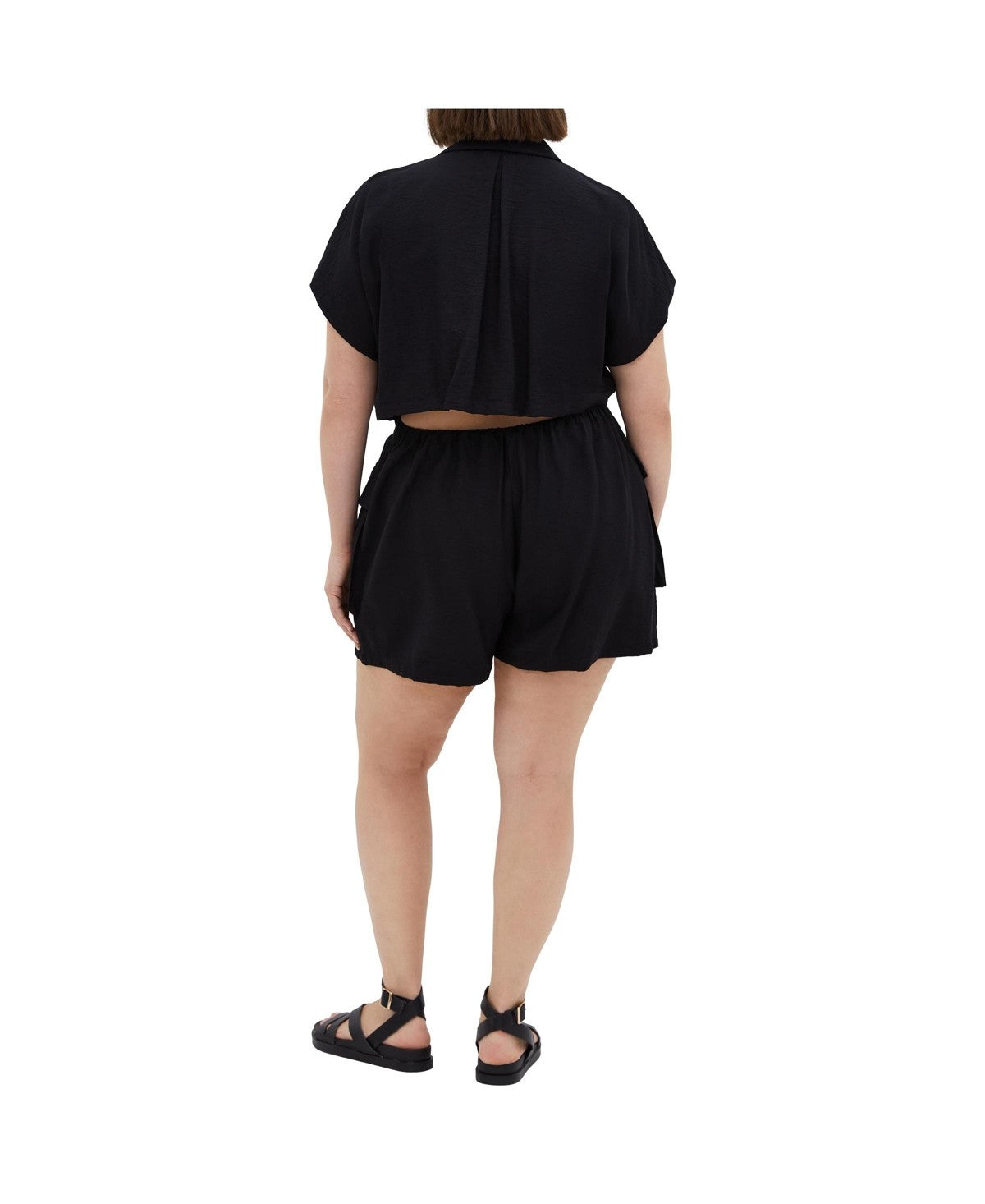 CITY CHIC Womens Jade Playsuit, Black - 16 / S