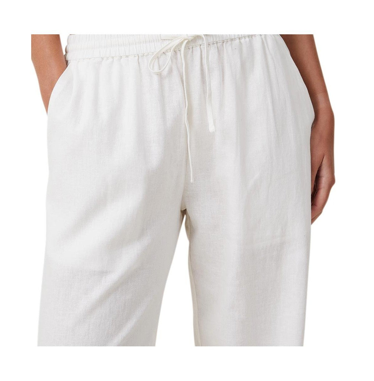 Cotton on Womens Haven Wide Leg Pant - White, Size 2