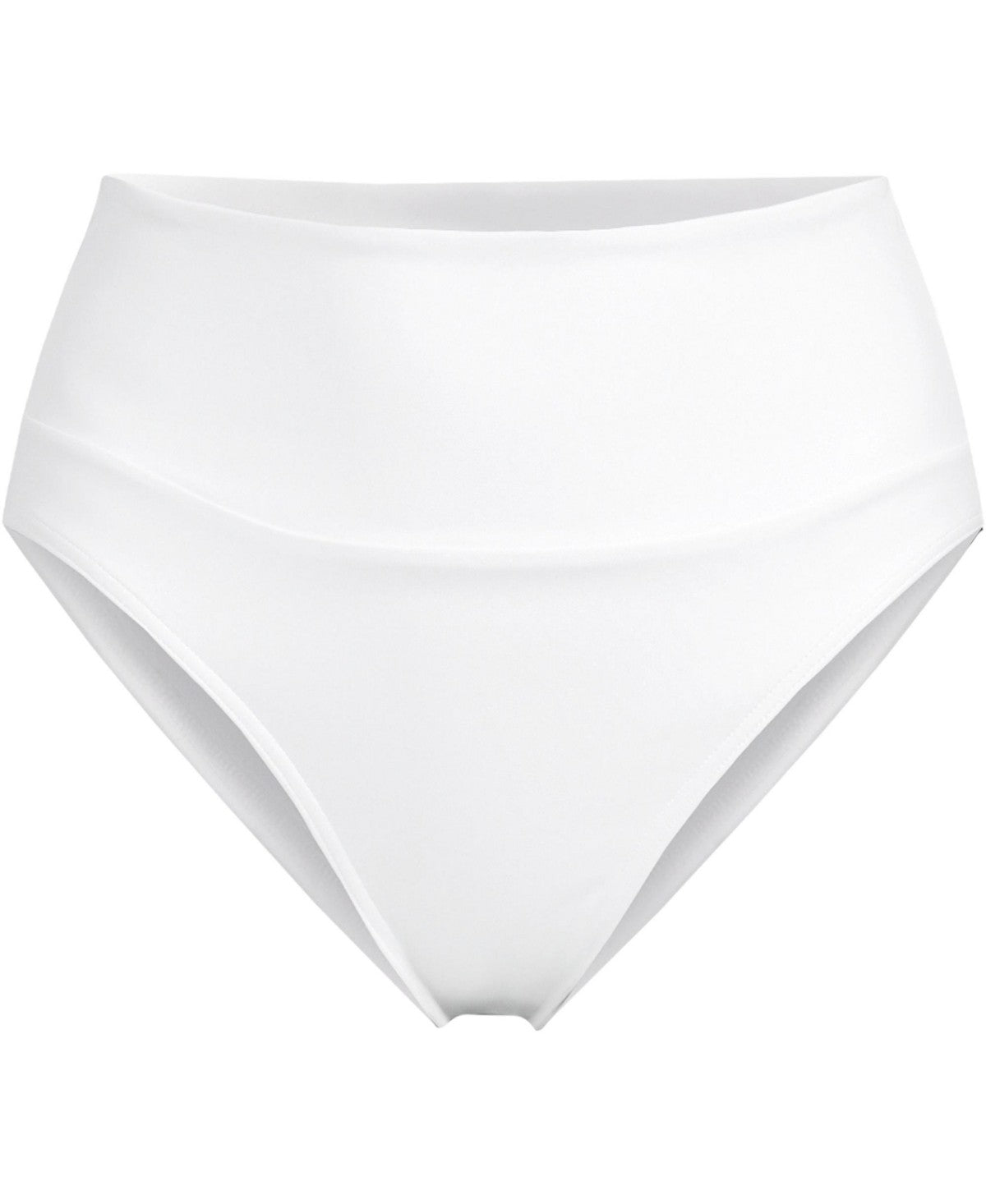 Lands End High Waisted High Leg Bikini Bottoms, Size 8