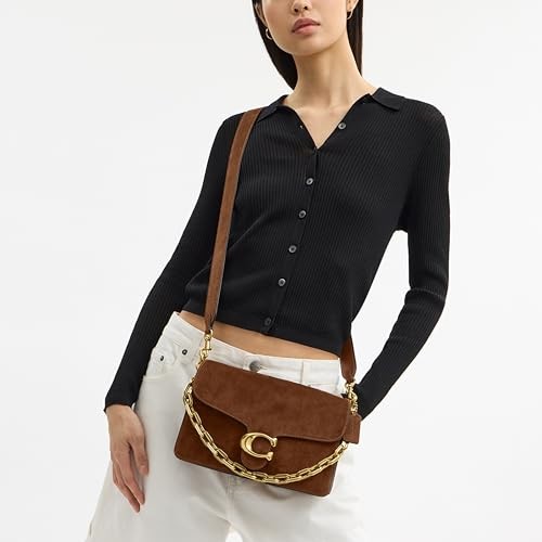 COACH Chain Tabby Bag - Brown